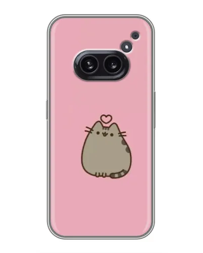 Чохол для Nothing Phone 2a з картинкою «Pusheen серце» Чохол для Nothing Phone 2a з картинкою «Pusheen серце»