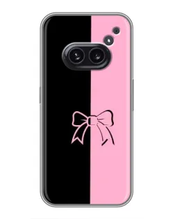 Чехол для Nothing Phone 2a с картинкой «Половинки банта»