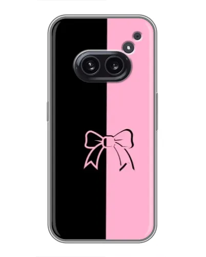 Чехол для Nothing Phone 2a с картинкой «Половинки банта»