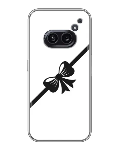 Чехол для Nothing Phone 2a с картинкой «Диагональный бант»