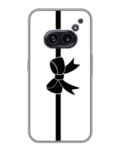 Чехол для Nothing Phone 2a с картинкой «Вертикальный бант»