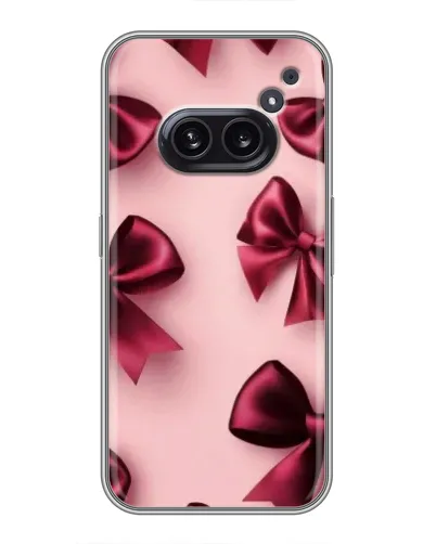Чехол для Nothing Phone 2a с картинкой «Бордовый атлас»