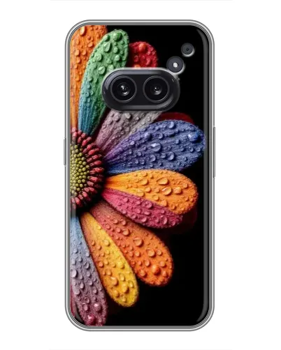 Чохол для Nothing Phone 2a з картинкою «Райдужна квітка»