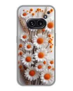 Чохол для Nothing Phone 2a з картинкою «Білі сухоцвіти»