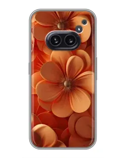 Чохол для Nothing Phone 2a з картинкою «Помаранчева макро квітка»