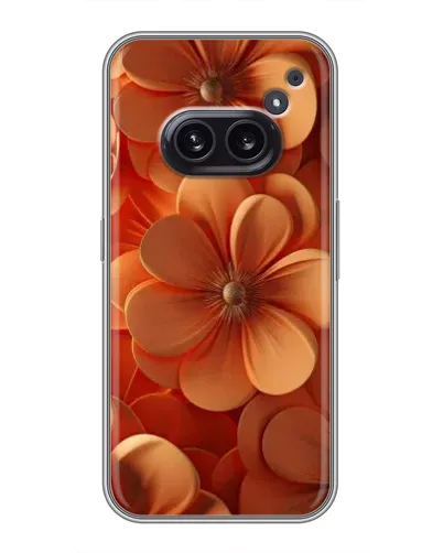 Чохол для Nothing Phone 2a з картинкою «Помаранчева макро квітка»