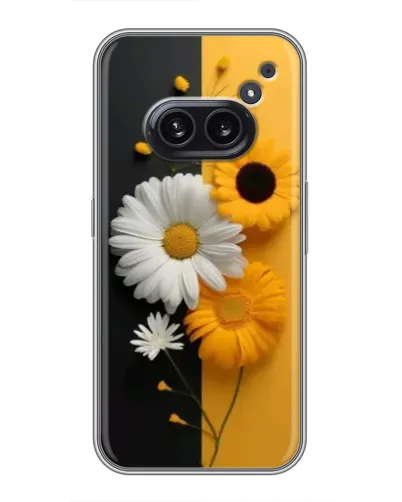 Чохол для Nothing Phone 2a з картинкою «Соняшник та ромашка»