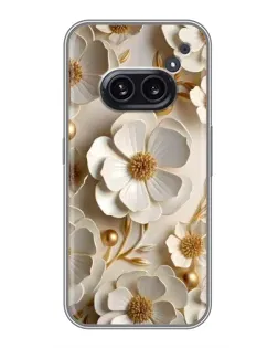 Чохол для Nothing Phone 2a з картинкою «Білі паперові квіти»