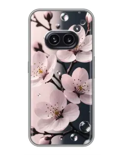 Чохол для Nothing Phone 2a з картинкою «Ніжня сакура та краплі»