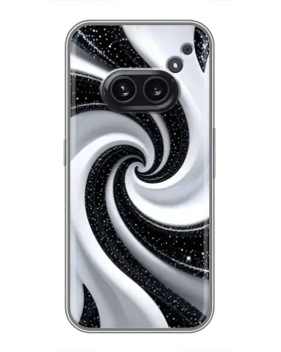 Чехол для Nothing Phone 2a с картинкой «Черно-белая спираль» Чехол для Nothing Phone 2a с картинкой «Черно-белая спираль»