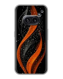 Чехол для Nothing Phone 2a с картинкой «Огненная звездная волна»
