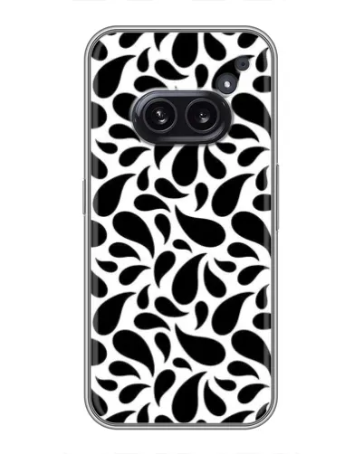 Чехол для Nothing Phone 2a с картинкой «Контрастные черные капли» Чехол для Nothing Phone 2a с картинкой «Контрастные черные капли»