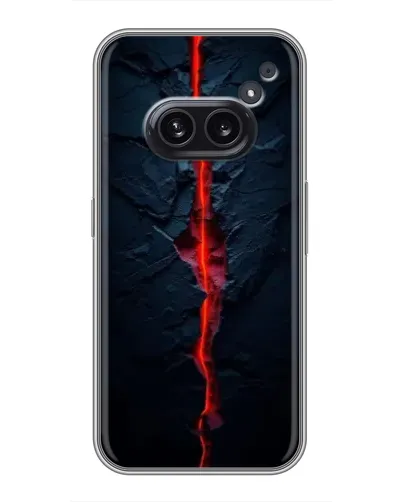 Чехол для Nothing Phone 2a с картинкой «Kрасная лавовая трещина» Чехол для Nothing Phone 2a с картинкой «Kрасная лавовая трещина»