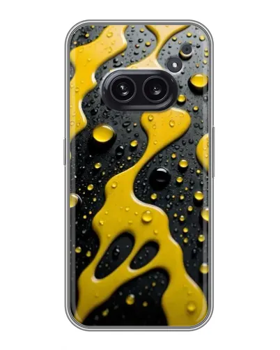 Чехол для Nothing Phone 2a с картинкой «Жидкое желтое золото» Чехол для Nothing Phone 2a с картинкой «Жидкое желтое золото»