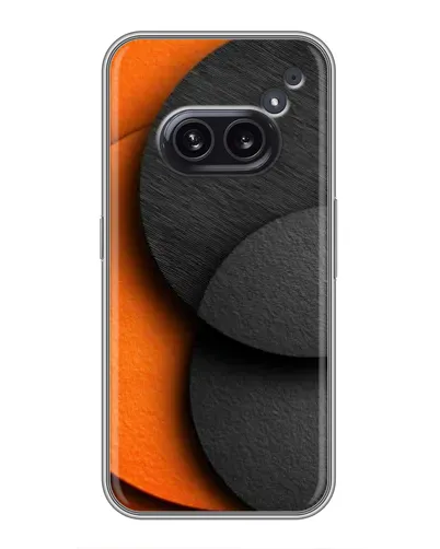 Чехол для Nothing Phone 2a с картинкой «Геометрия оранжевых кругов» Чехол для Nothing Phone 2a с картинкой «Геометрия оранжевых кругов»