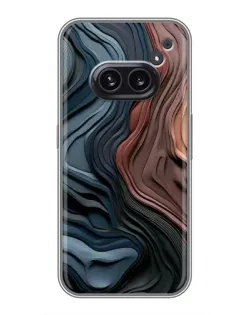 Чехол для Nothing Phone 2a с картинкой «Цветные волны каньона»