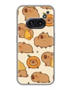 Чохол для Nothing Phone 2a з картинкою «Капібари з апельсинами»