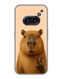 Чохол для Nothing Phone 2a з картинкою «Капібара вікторія»