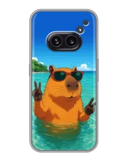 Чохол для Nothing Phone 2a з картинкою «Морська капібара»