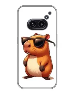 Чохол для Nothing Phone 2a з картинкою «Капібара в окулярах»