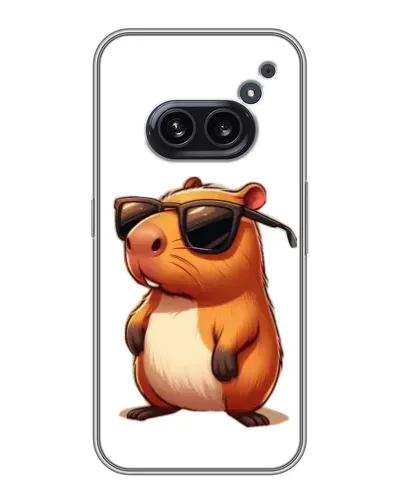 Чохол для Nothing Phone 2a з картинкою «Капібара в окулярах»