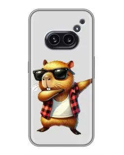 Чохол для Nothing Phone 2a з картинкою «Капібара репер даб»