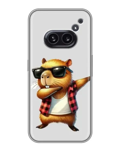 Чохол для Nothing Phone 2a з картинкою «Капібара репер даб»