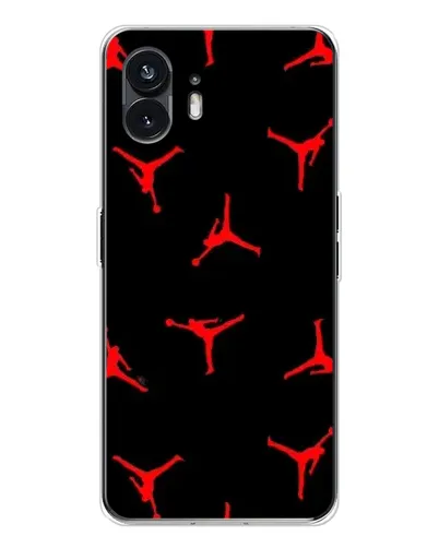Чехол для Nothing Phone 3 с картинкой «Jordan Red Pattern» Чехол для Nothing Phone 3 с картинкой «Jordan Red Pattern»
