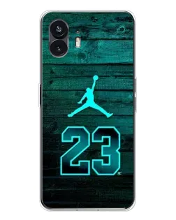 Чехол для Nothing Phone 3 с картинкой «Jordan Cyan 23»
