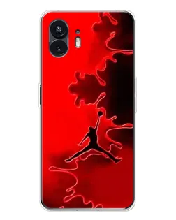 Чехол для Nothing Phone 3 с картинкой «Jordan Red Smoke»