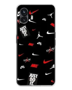 Чехол для Nothing Phone 3 с картинкой «Nike Mix Pattern»