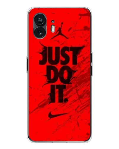 Чехол для Nothing Phone 3 с картинкой «Nike Just Do It» Чехол для Nothing Phone 3 с картинкой «Nike Just Do It»
