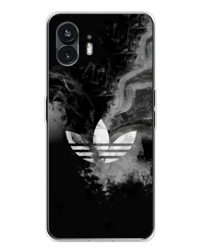 Чехол для Nothing Phone 3 с картинкой «Абстрактный дым Adidas»