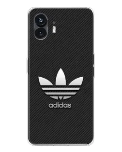 Чехол для Nothing Phone 3 с картинкой «Adidas Карбоновая текстура»