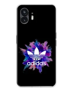 Чехол для Nothing Phone 3 с картинкой «Взрыв красок Adidas»