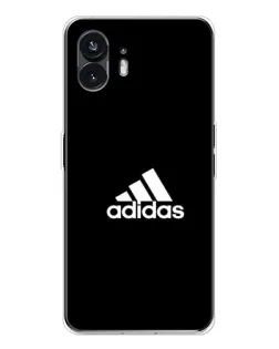 Чехол для Nothing Phone 3 с картинкой «Черная классика Adidas»