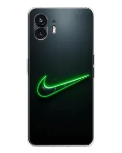 Чохол для Nothing Phone 3 з картинкою «Неоновий контур Nike»