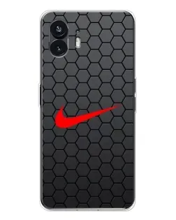 Чохол для Nothing Phone 3 з картинкою «Nike — карбонова сітка»