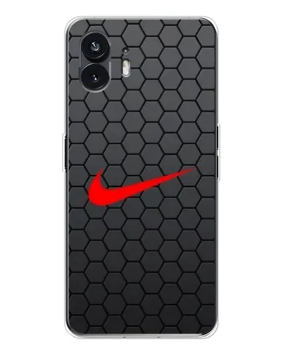 Чехол для Nothing Phone 3 с картинкой «Nike — карбоновая сетка»