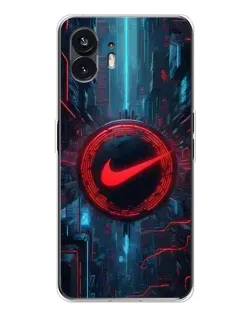 Чехол для Nothing Phone 3 с картинкой «Техногенный стиль Nike»