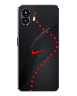 Чехол для Nothing Phone 3 с картинкой «Абстрактный дизайн Nike»