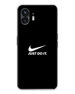 Чехол для Nothing Phone 3 с картинкой «Минимализм от Nike»