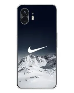 Чехол для Nothing Phone 3 с картинкой «Nike — зимние горы»