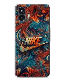 Чехол для Nothing Phone 3 с картинкой «Nike в абстракции»