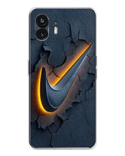 Чехол для Nothing Phone 3 с картинкой «Объемный логотип Найк»