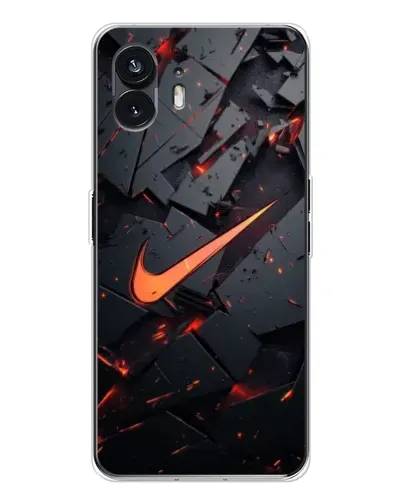 Чехол для Nothing Phone 3 с картинкой «Nike — эффект разломов»