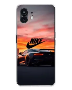 Чехол для Nothing Phone 3 с картинкой «Nike и суперкар»
