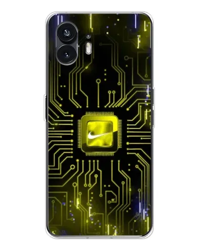 Чехол для Nothing Phone 3 с картинкой «Nike — золотая искра»