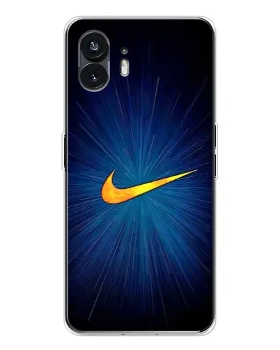 Чехол для Nothing Phone 3 с картинкой «Синий пульс Nike» Чехол для Nothing Phone 3 с картинкой «Синий пульс Nike»