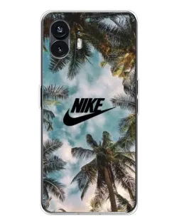 Чехол для Nothing Phone 3 с картинкой «Тропический принт Nike»